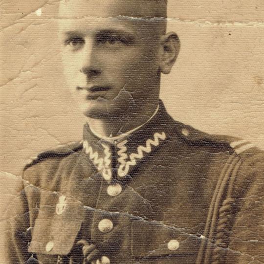 Edward Krzemiński jako żołnierz zawodowy. 