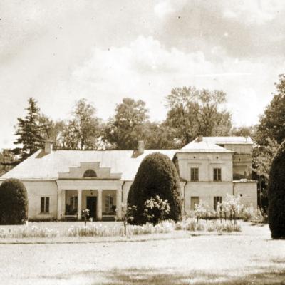 Pałac – dwór Jana Reszke w Skrzydlowie w pierwszych latach XX w.