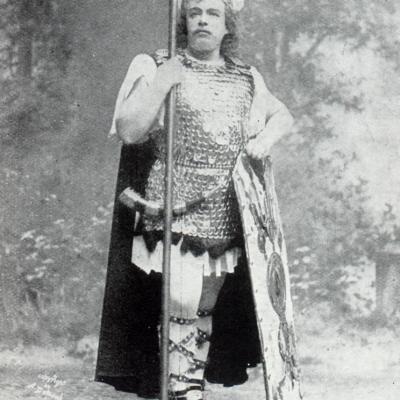 Jan Reszke jako Zygfryd w „Zmierzchu bogów”. 